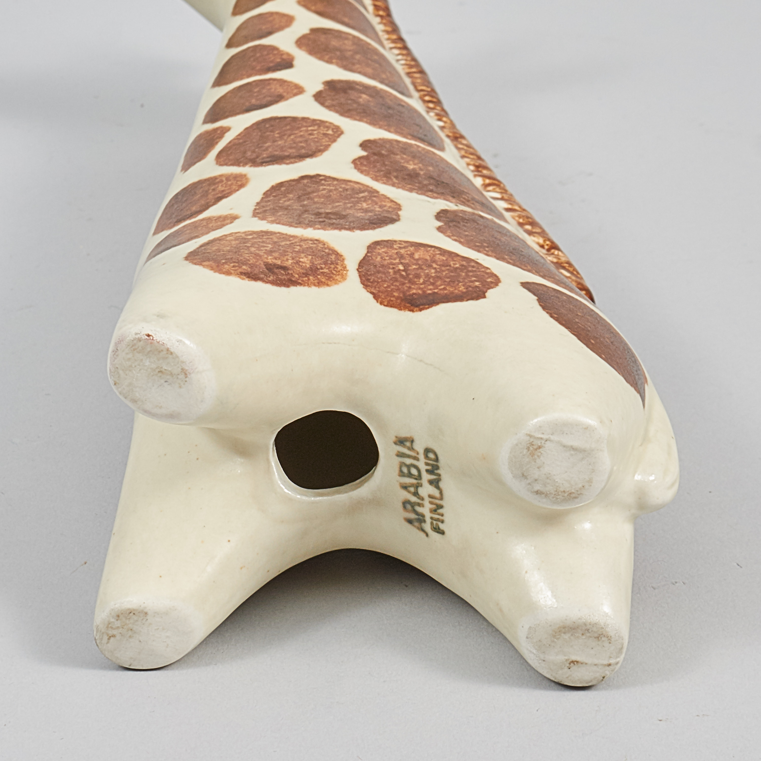 Skulptur, Taisto Kaasinen (1918-1980), Arabia, 1960-tal, giraff